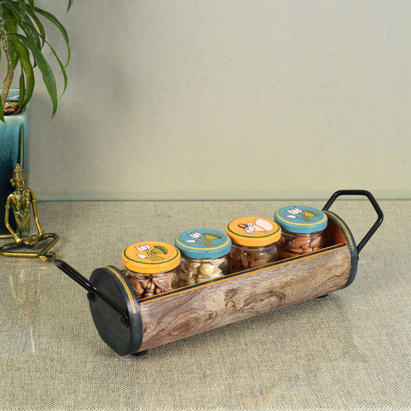 Jar - Pichwai Condiment Set - Five Piece Set