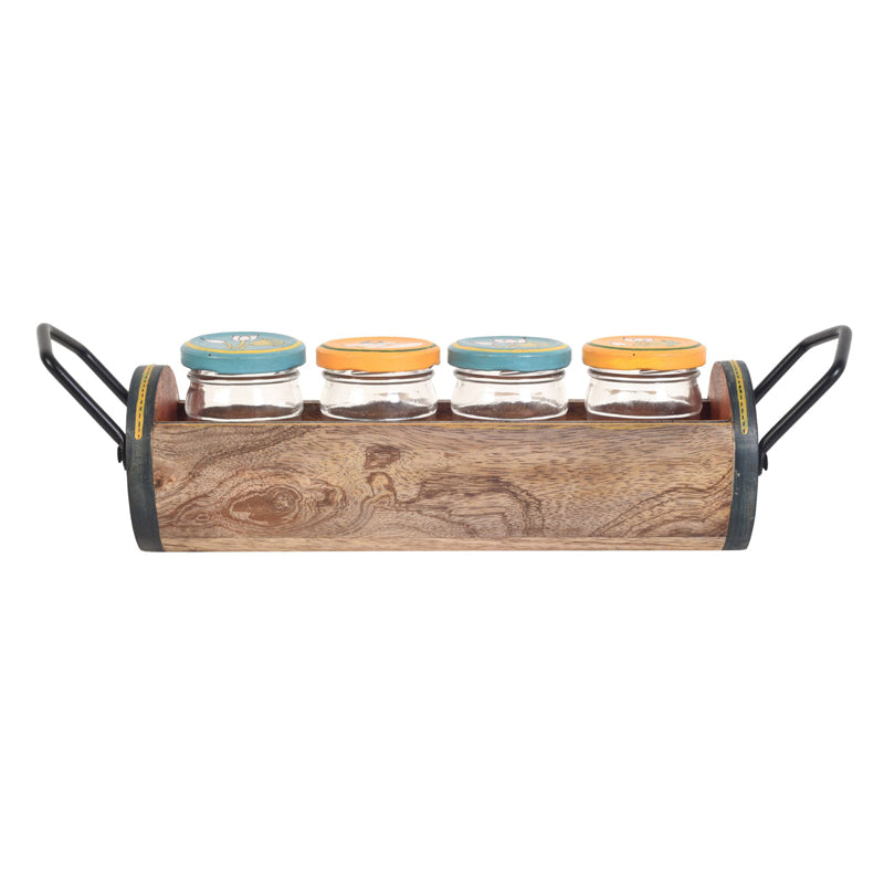 Jar - Pichwai Condiment Set - Five Piece Set