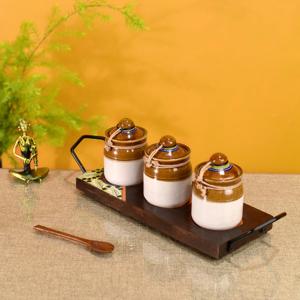 Jar - Laaba Barni Condiment Set - Four Piece Set