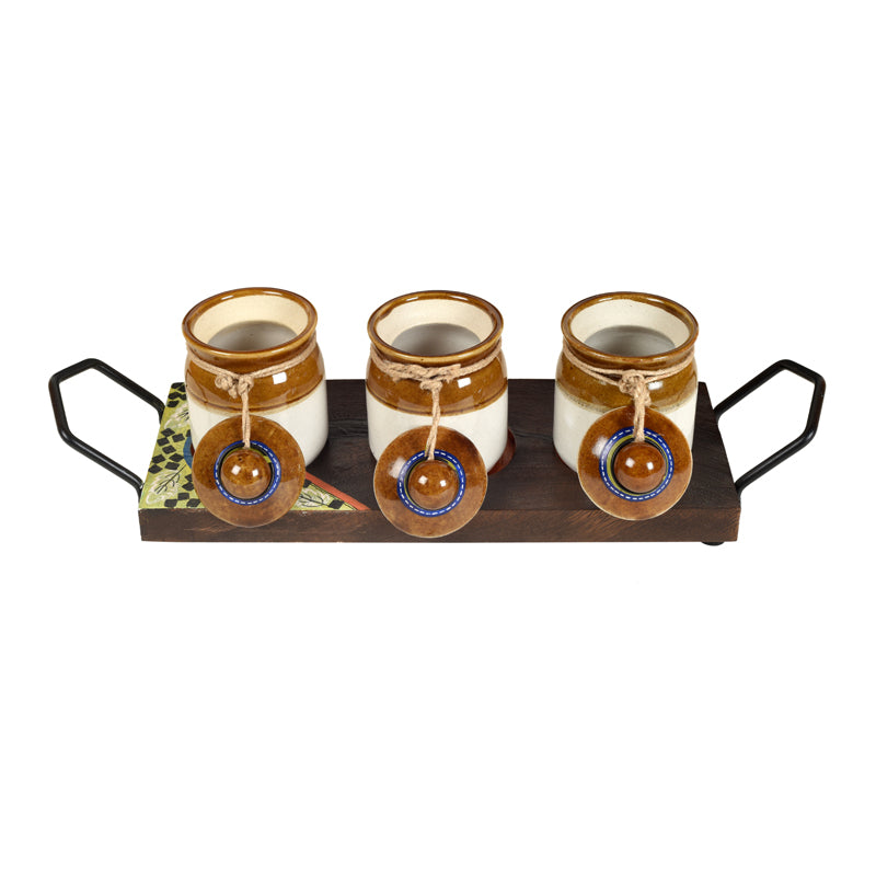 Jar - Laaba Barni Condiment Set - Four Piece Set