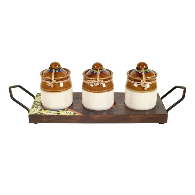 Jar - Laaba Barni Condiment Set - Four Piece Set