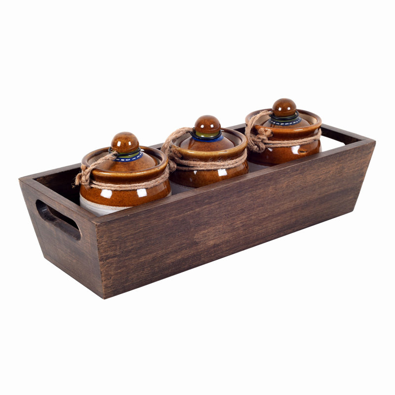 Jar - Smart Serve Condiment Set - Four Piece Set