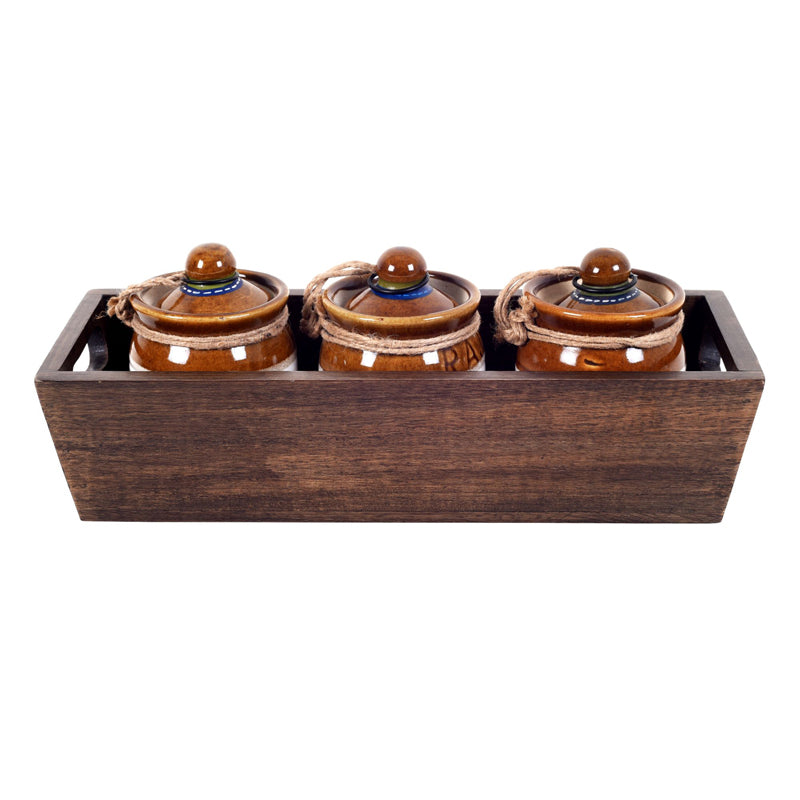 Jar - Smart Serve Condiment Set - Four Piece Set