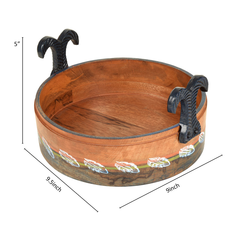 Buy Aemo Round Serving Tray Serving Tray from Vaaree