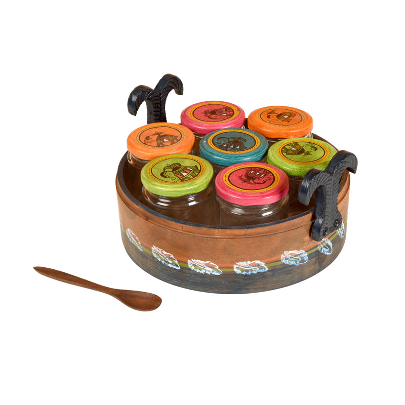 Buy Dadiji Condiment Set - Nine Piece Set Jar from Vaaree