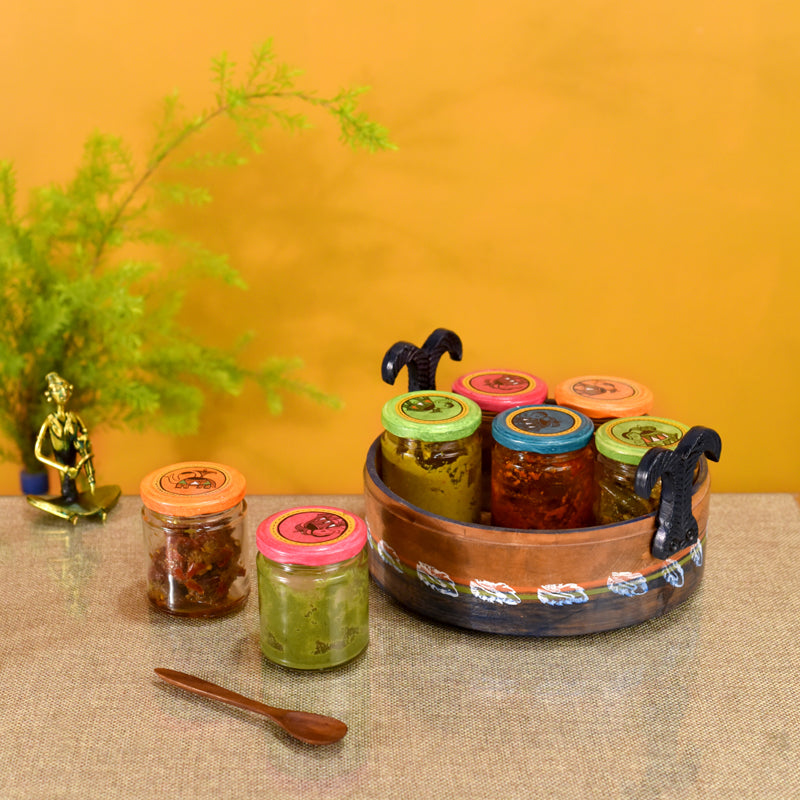 Buy Dadiji Condiment Set - Nine Piece Set Jar from Vaaree