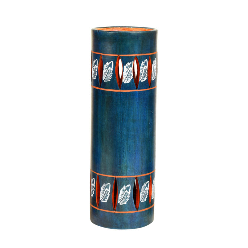 Buy Racheal Handpainted Terracotta Vase Vase from Vaaree