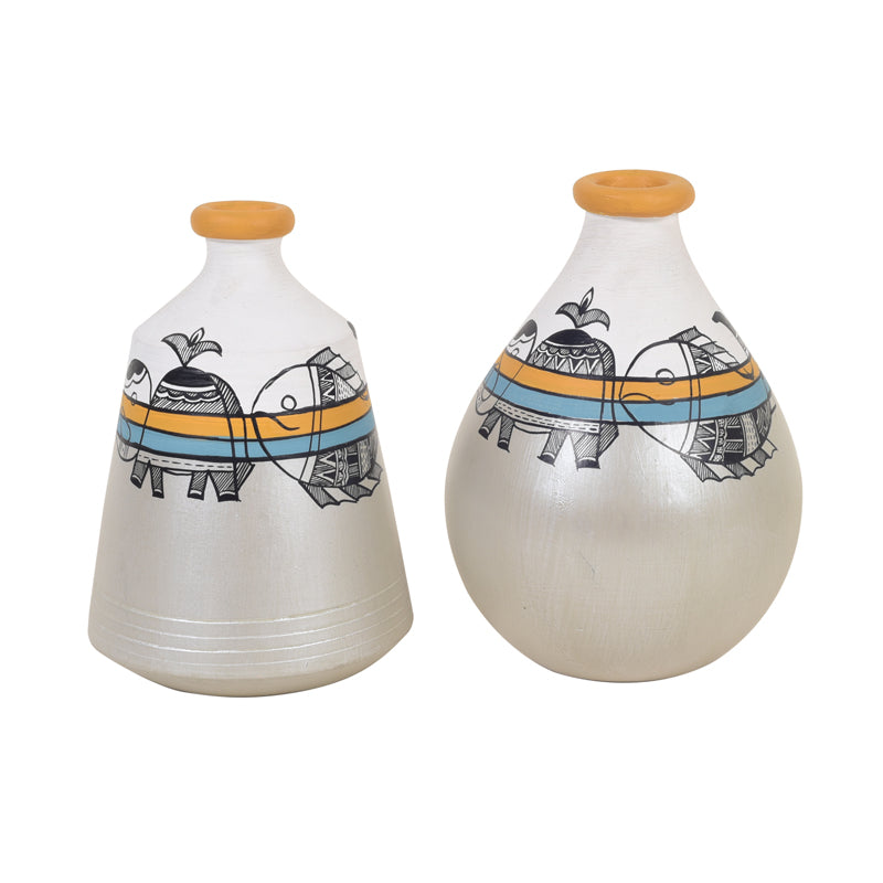 Vase - Haathi Heritage Vase - Set Of Two