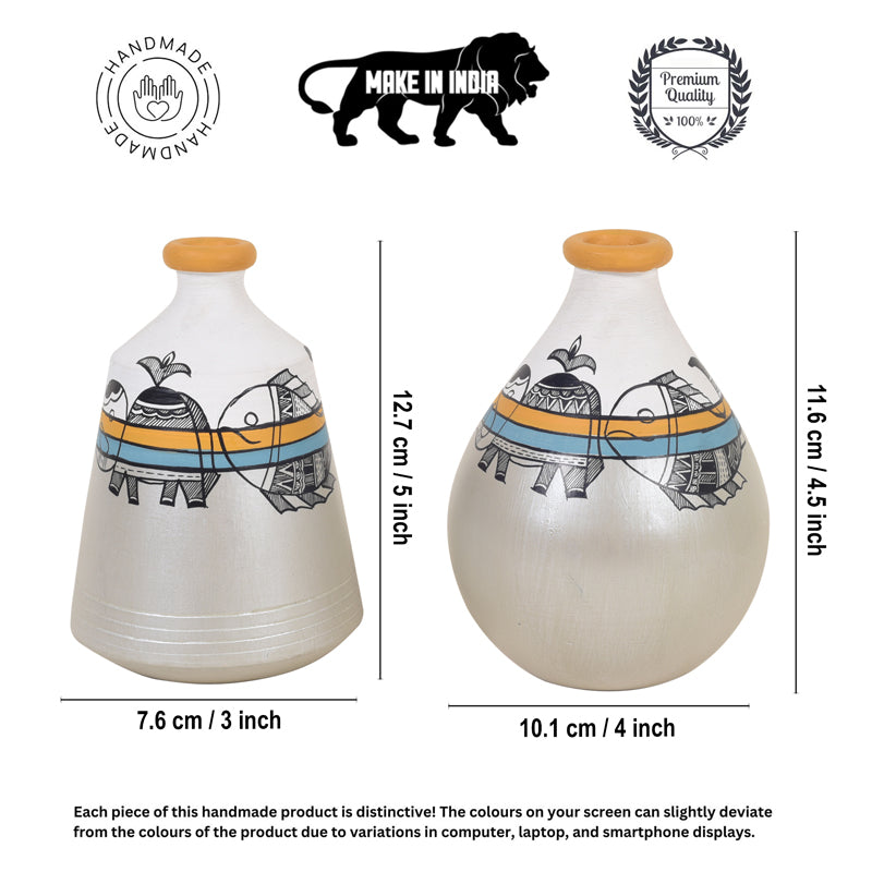 Vase - Haathi Heritage Vase - Set Of Two