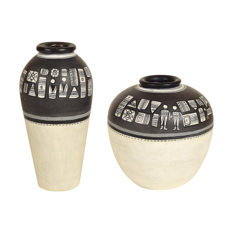 Buy Ayesha Handcrafted Vase - Two Piece Set Vase from Vaaree