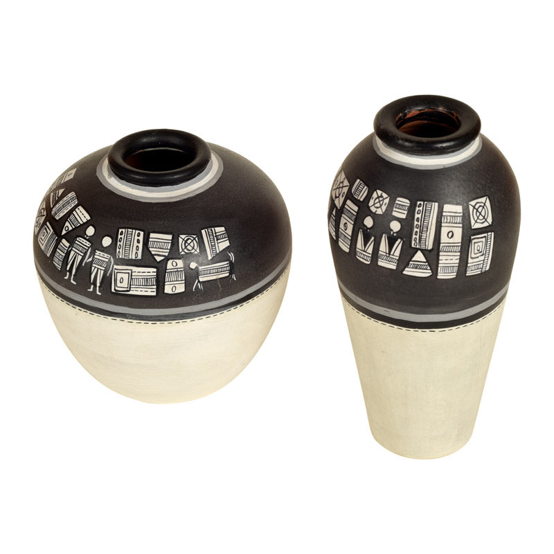 Buy Ayesha Handcrafted Vase - Two Piece Set Vase from Vaaree