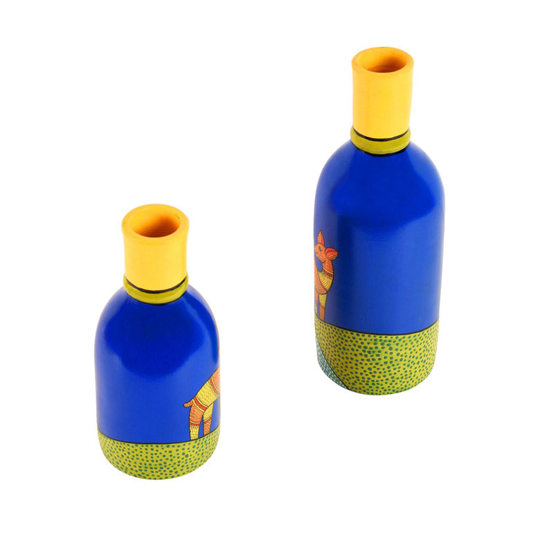 Buy Indratan Terracotta Vase - Two Piece Set Vase from Vaaree