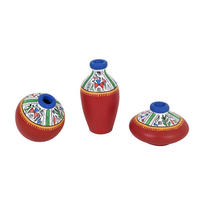 Vase - Terracotta Trot Vase - Set Of Three