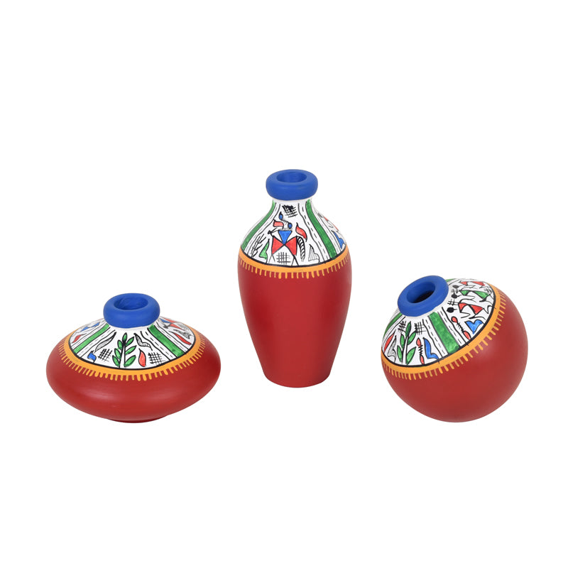 Vase - Terracotta Trot Vase - Set Of Three