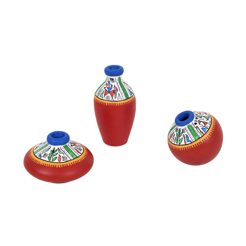 Vase - Terracotta Trot Vase - Set Of Three