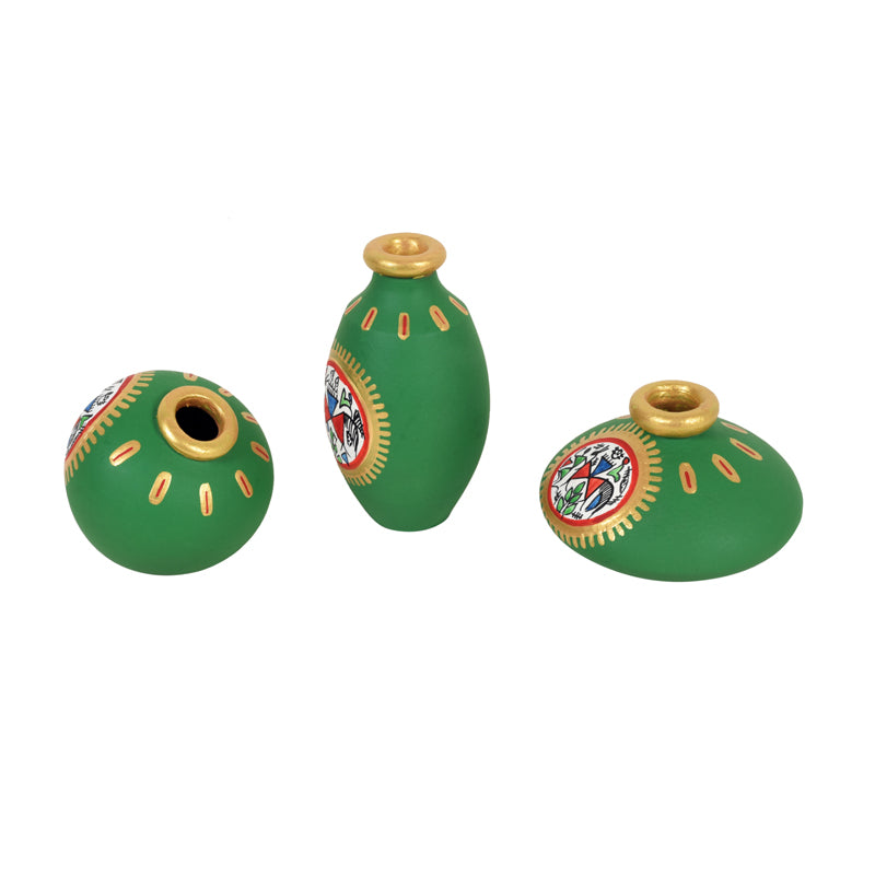 Vase - Enjora Handpainted Vase - Set Of Three