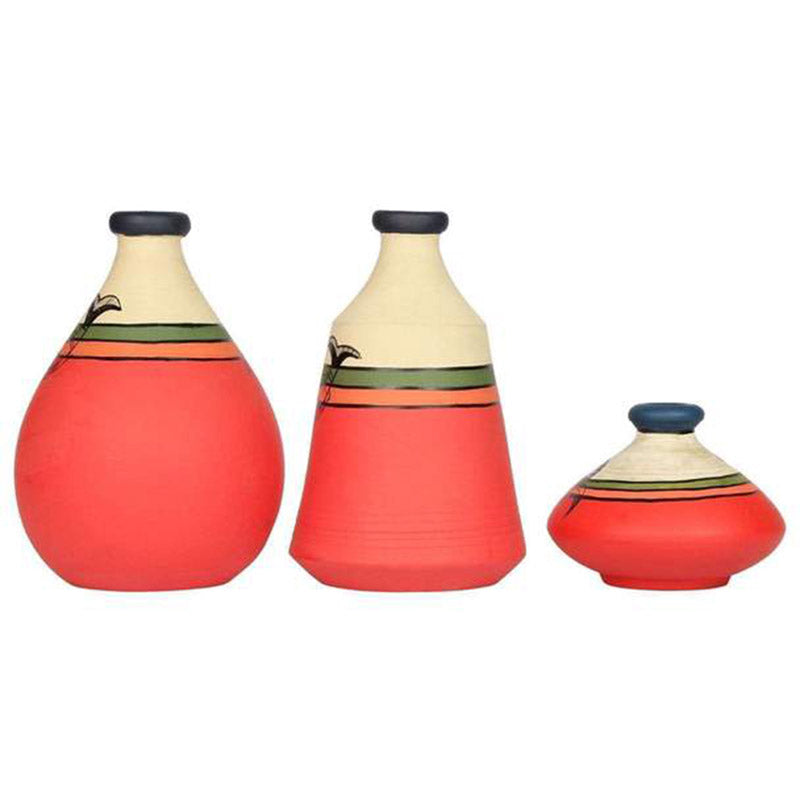 Buy Imani Madhubani Vase - Three Piece Set Vase from Vaaree