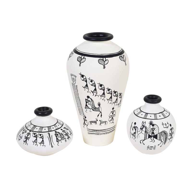 Vase - Mikasa Terracotta Vase - Set Of Three