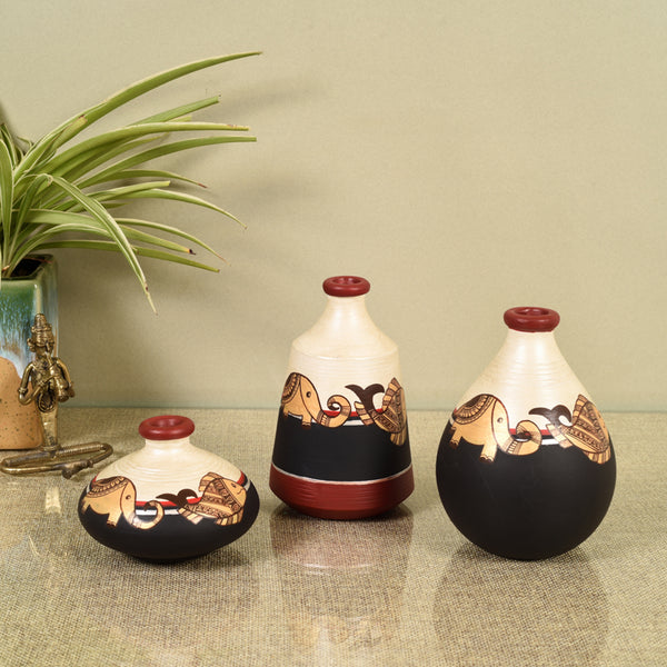 Vase - Agma Earthy Vase - Set Of Three