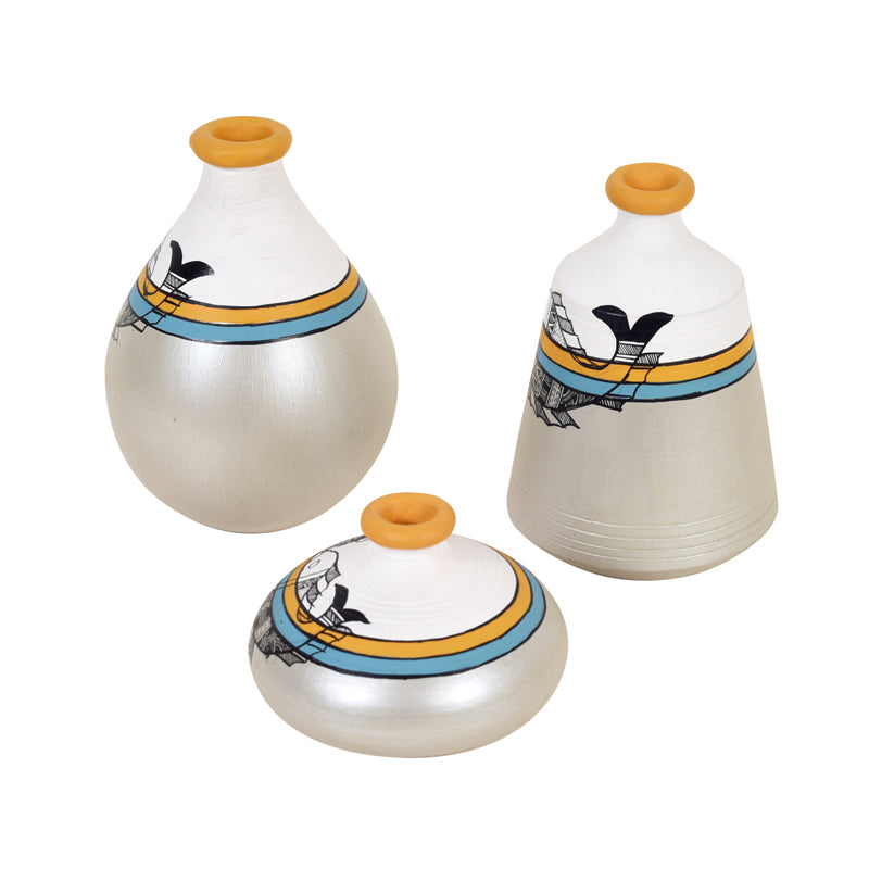 Vase - Sinchora Mystic Madhubhani Vase - Set Of Three