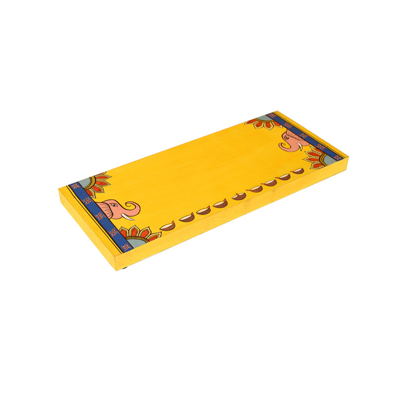 Buy Gajendra Yellow Pooja Chowki Pooja Chowki from Vaaree