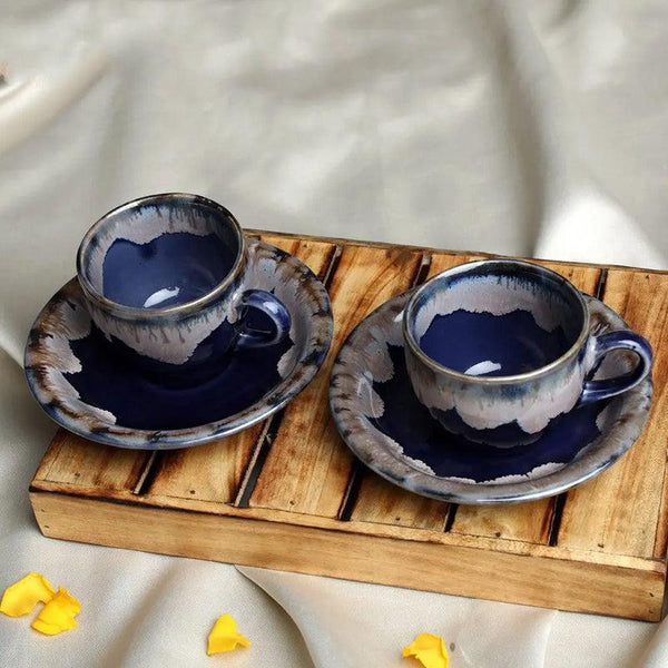 Buy Halmi Handmade Cup & Saucer - 300 ML Tea Cup & Saucer from Vaaree