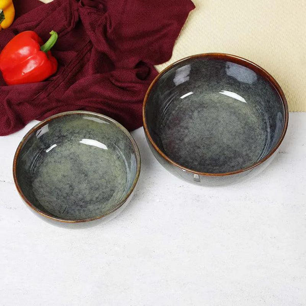 Buy Elmina Glam Handmade Serving Bowl (750 ML) - Set Of Two Serving Bowl from Vaaree