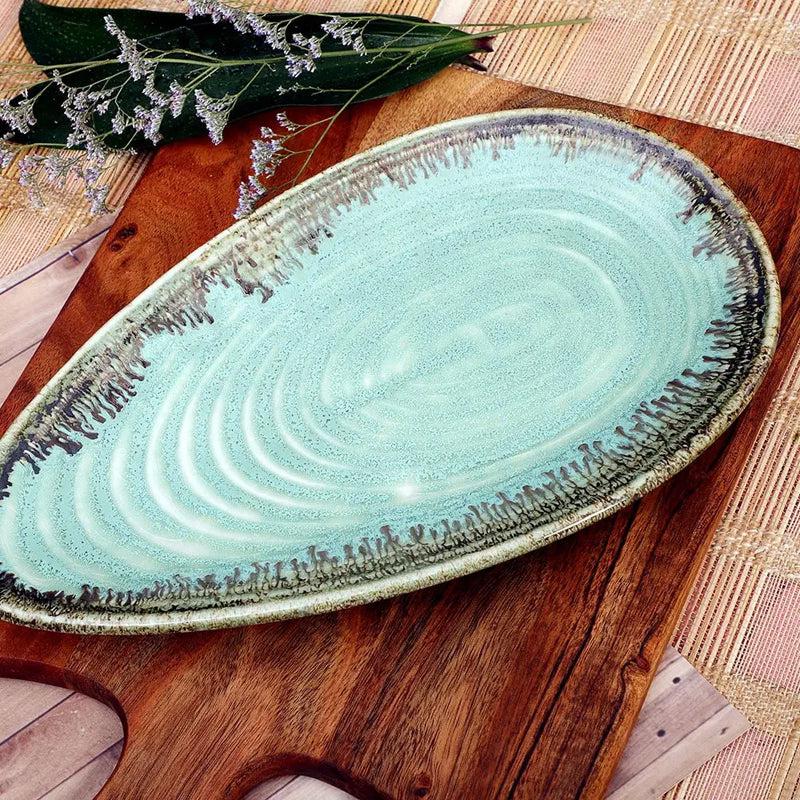 Buy Peppa Oyster Handmade Platter Platter from Vaaree