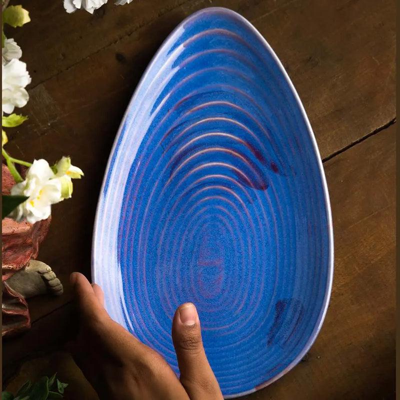 Buy Periela Oyster Handmade Platter Platter from Vaaree