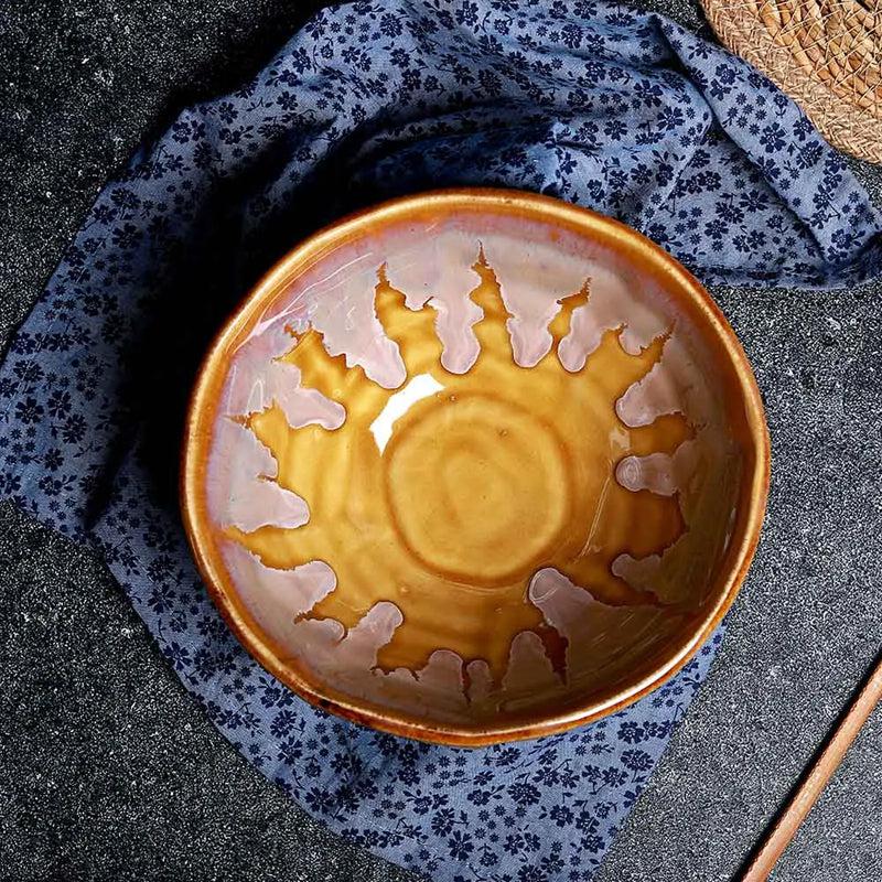 Buy Buli Sunshine Handmade Serving Bowl - 750 ML Serving Bowl from Vaaree