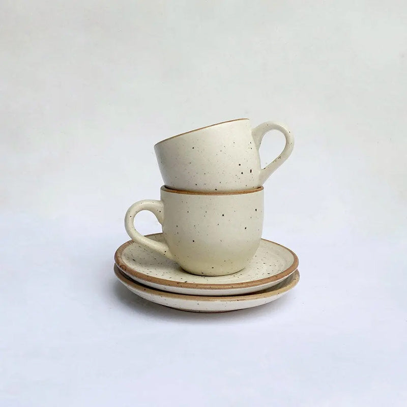 Buy Galenta Handmade Cup & Saucer - 240 ML Tea Cup & Saucer from Vaaree