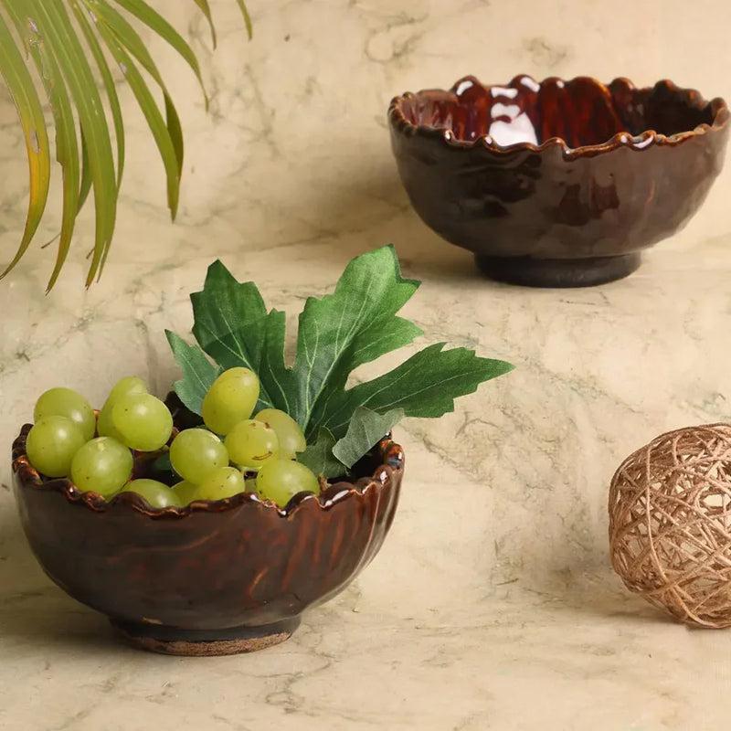 Buy Sragen Edvo Handmade Snack Bowl - 400 ML Snack Bowl from Vaaree