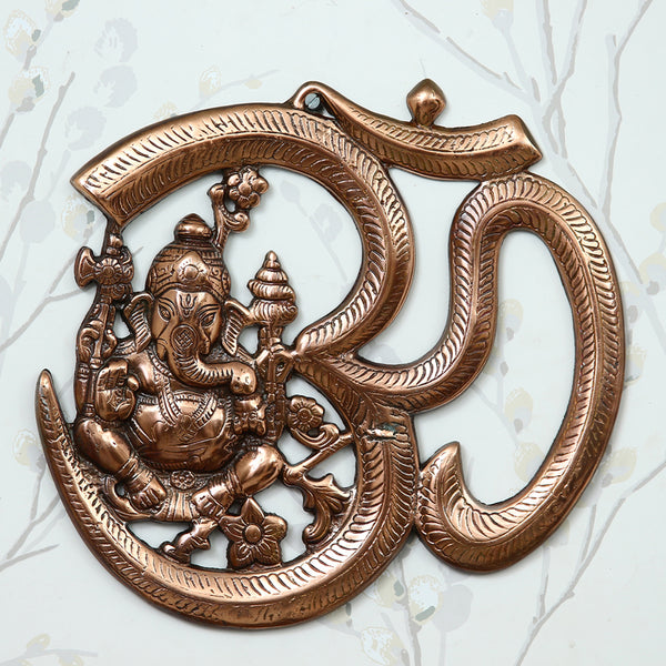 Wall Accents - Om Ganesha Spiritual Religious Wall Accent