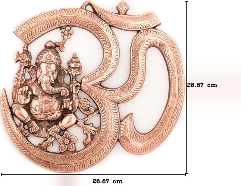 Wall Accents - Om Ganesha Spiritual Religious Wall Accent