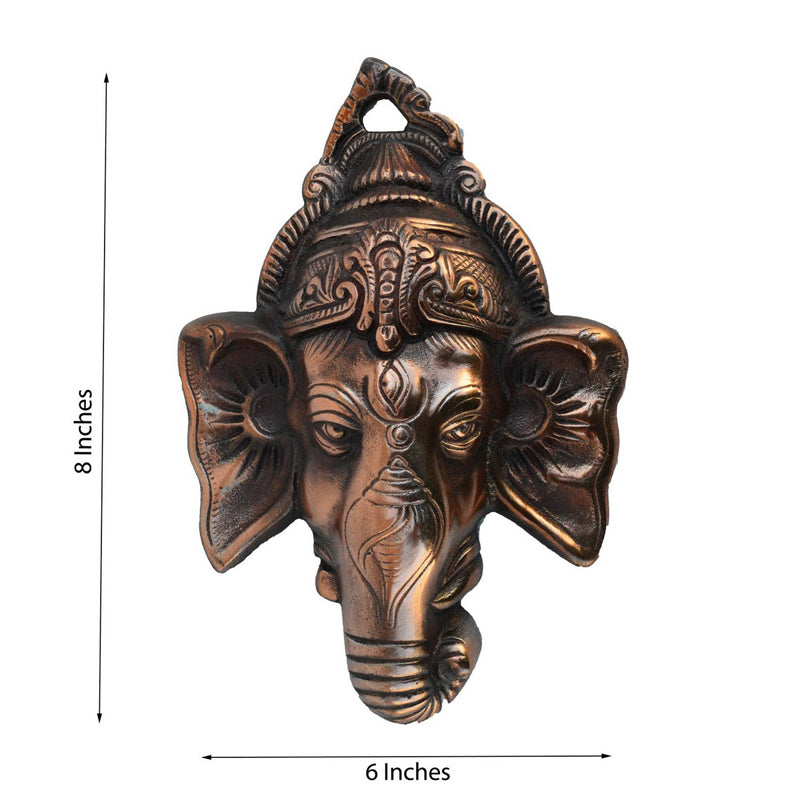 Wall Accents - Antique Vigneshawara Religious Wall Accent