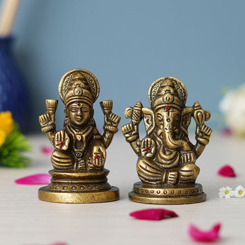 Buy Lambodara & Laxmi Idol Idols & Sets from Vaaree