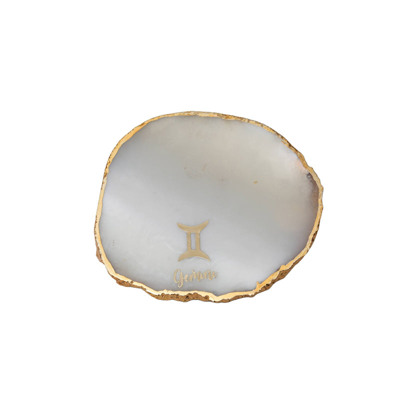 Buy Gemini Agate Coaster - Natural Coasters from Vaaree