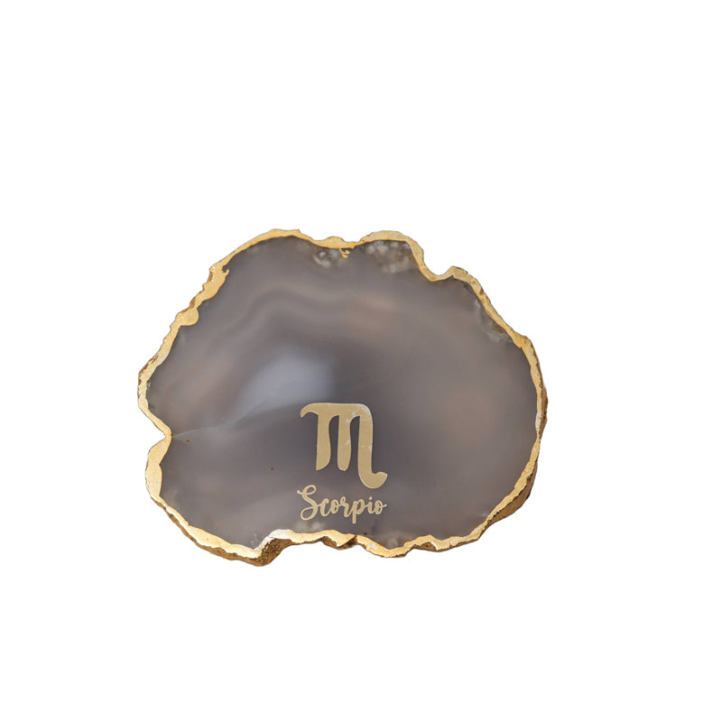 Buy Scorpio Agate Coaster - Natural Coasters from Vaaree