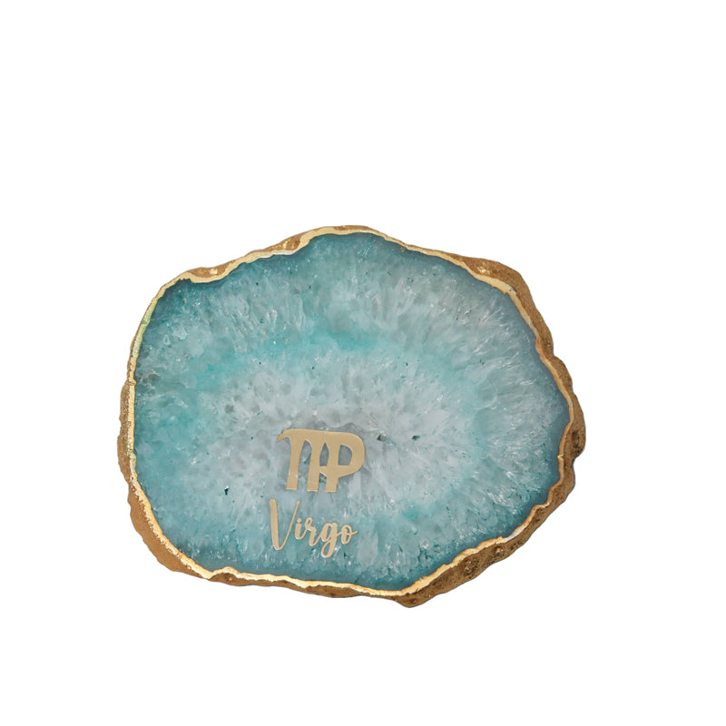 Buy Virgo Agate Coaster - Turquoise Coasters from Vaaree