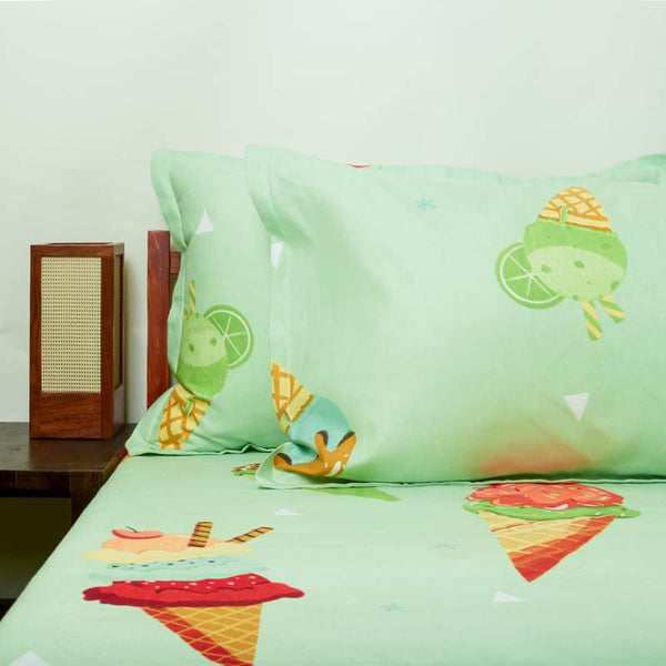 Buy Ice Cream Fiesta Bedsheet Online in India | Bedsheets on Vaaree