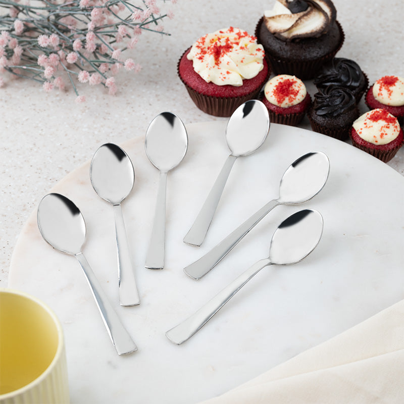 Buy Vidaara Tea Spoon - Set Of Six Cutlery Set from Vaaree