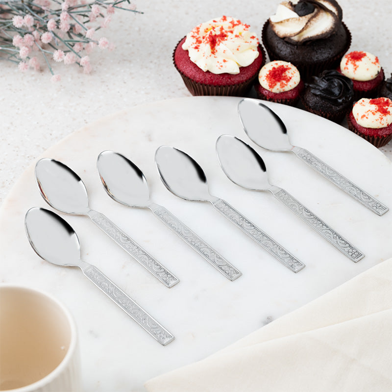 Buy Ibona Tea Spoon - Set Of Six Cutlery Set from Vaaree