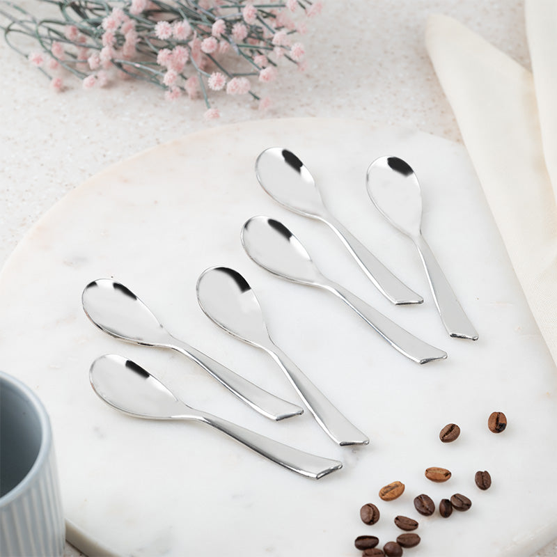 Buy Mivana Dessert Spoon - Set Of Six Cutlery Set from Vaaree