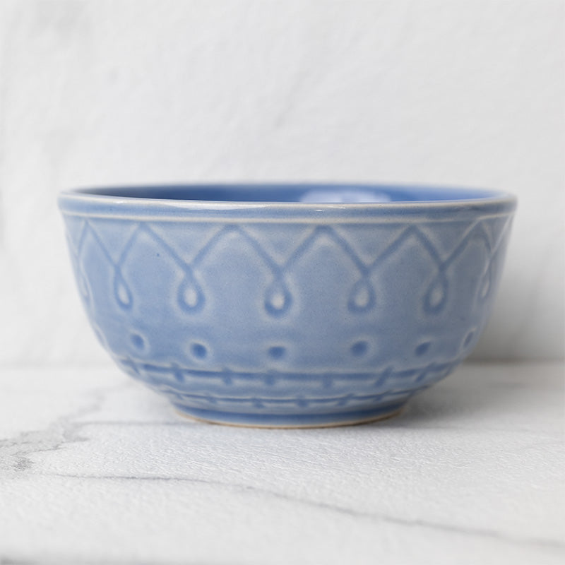 Buy Ekta Serving Bowl (Mist Blue) - Set Of Four Bowl from Vaaree