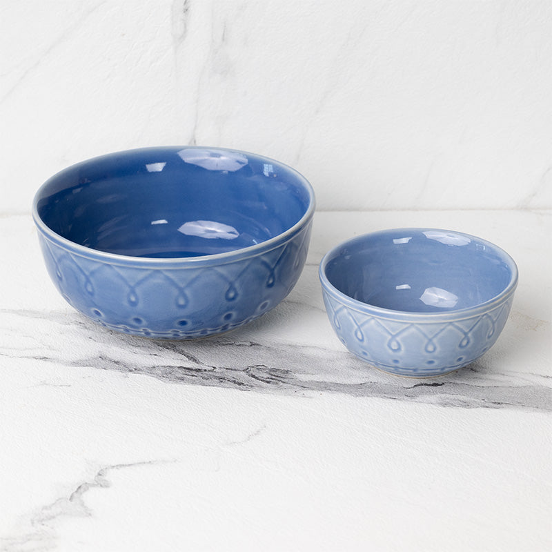 Dinner Set - Ekta Dinnerware (Mist Blue) - Ten Piece Set