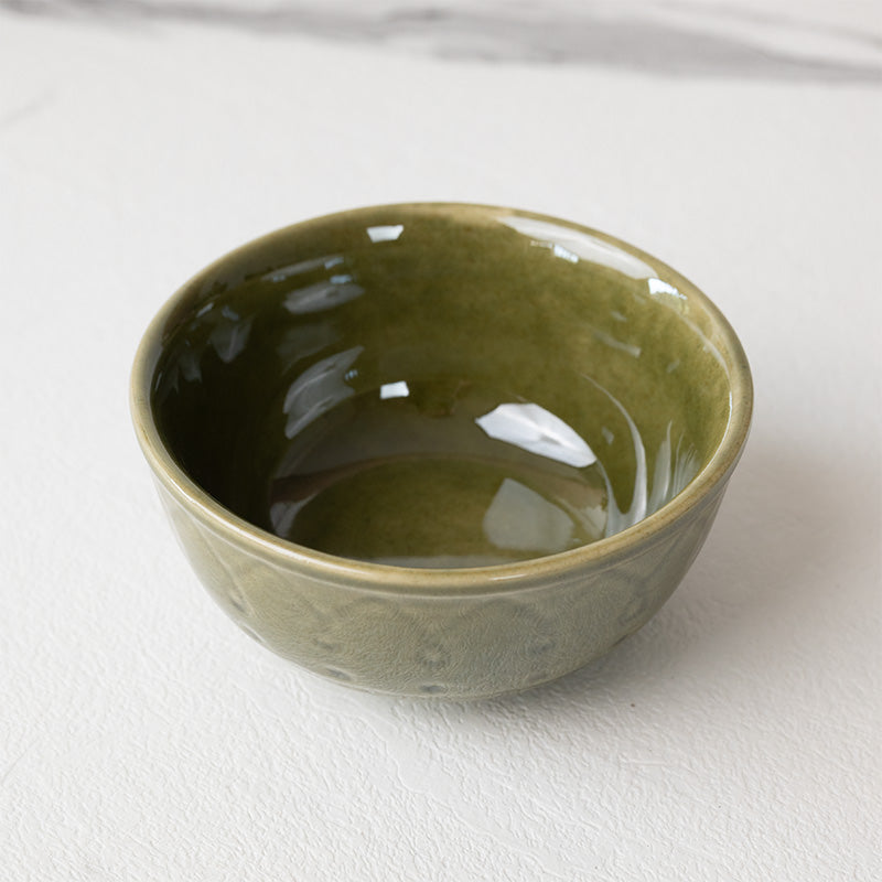 Buy Ekta Serving Bowl (Moss Green) - Set Of Four Bowl from Vaaree