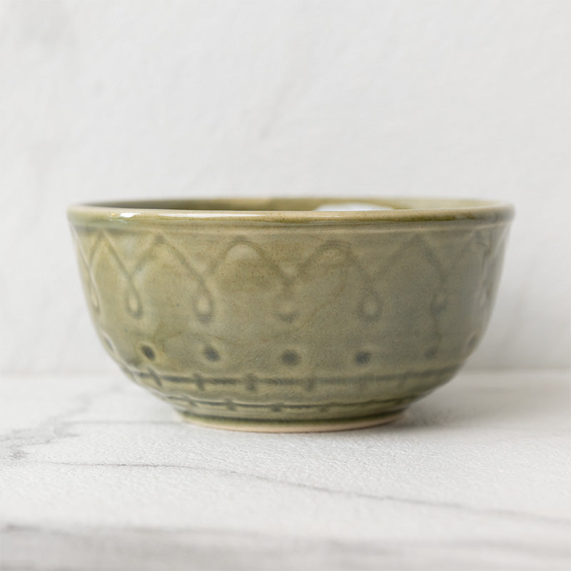 Buy Ekta Serving Bowl (Moss Green) - Set Of Four Bowl from Vaaree