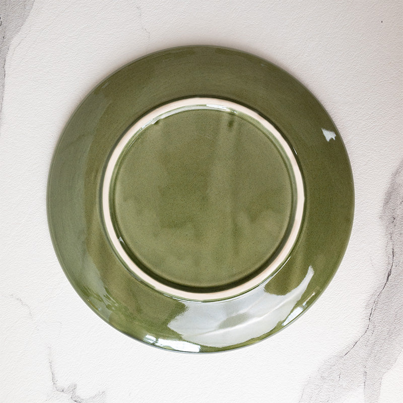 Quarter Plate - Ekta Quarter Plate (Moss Green) - Set Of Four