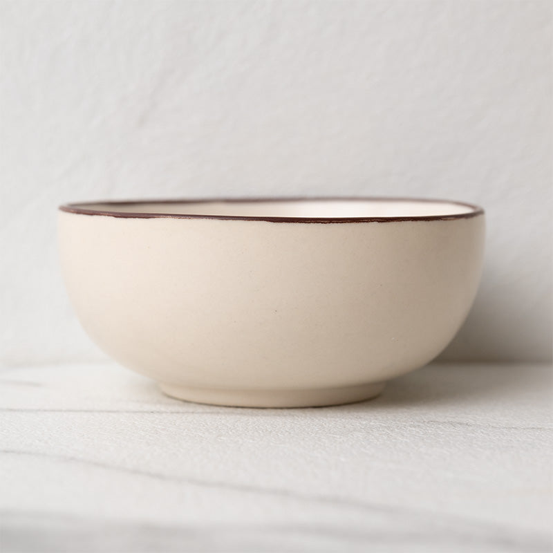 Bowl - Riddo Serving Bowl (Off White) - Set Of Four