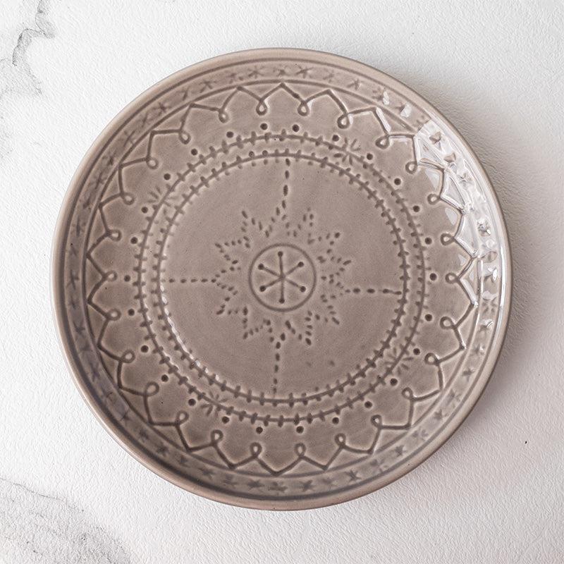 Buy Ekta Quarter Plate (Ash Grey) - Set Of Four Quarter Plate from Vaaree